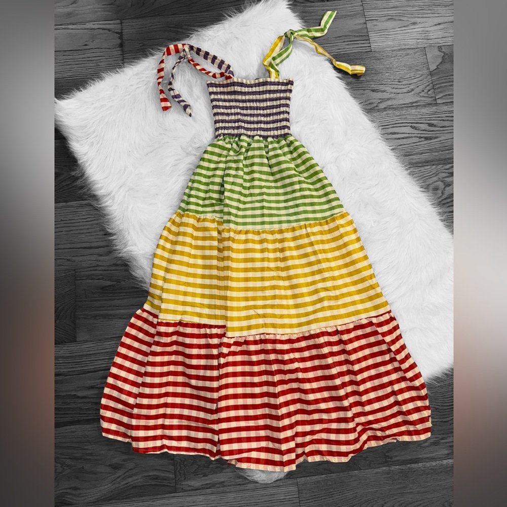 Striped Multicolor Maxi Dress